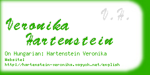 veronika hartenstein business card